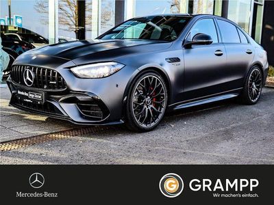 Grau Gebraucht 2024 Mercedes C63S AMG AMG Limousine | 84.800 € (Teuer)