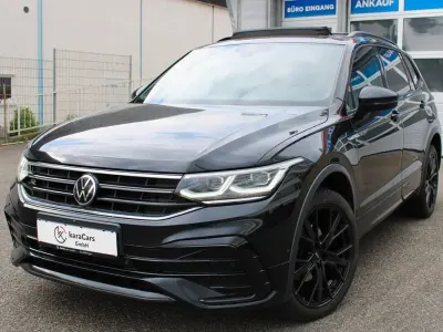 Gebraucht VW Tiguan Allspace R-line 150 PS (110 kW) 2022 Schwarz SUV
