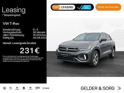 Indiumgrau metallic Gebraucht 2024 VW T-Roc R-line SUV | 29.990 € (Fairer Preis)