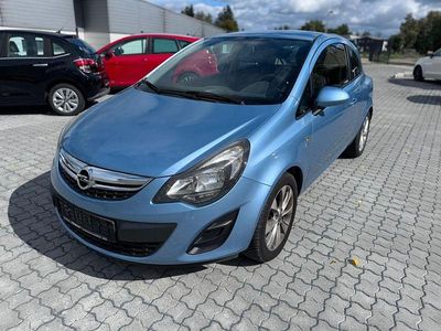Gebraucht Opel Corsa Active 87 PS (63 kW) 2013 Blau Kleinwagen
