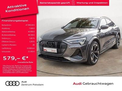 Usata Audi e-tron Ambiente 369 kW (503 CV) 2022 Grigio SUV