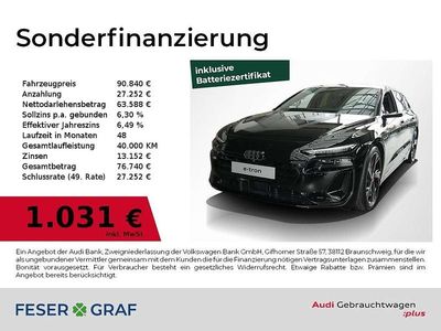 Mythosschwarz metallic Gebraucht 2025 Audi e-tron Ambiente SUV | 90.840 € (Fairer Preis)