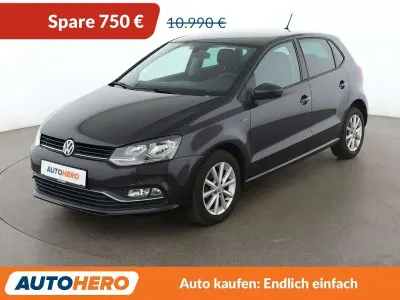 Gebraucht VW Polo LOUNGE 90 PS (66 kW) 2015 Grau Kleinwagen