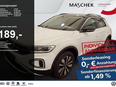 Gebraucht VW T-Roc Goal 150 PS (110 kW) 2025 Pure white schwarz SUV