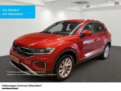 Brugt VW T-Roc Style 110 HK (80 kW) 2022 Rød SUV
