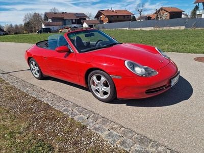 Usata Porsche 911 Carrera 4 Cabriolet 300 CV (220 kW) 1999 Rosso Cabrio