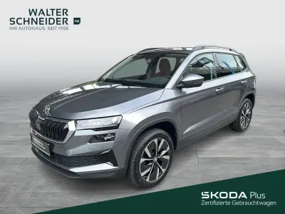 Gebraucht Skoda Karoq Style 150 PS (110 kW) 2023 Graphitegrau metallic (metallic) SUV