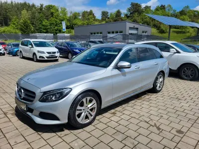 Gebraucht Mercedes C180 AMG line 156 PS (114 kW) 2017 Silber Kombi