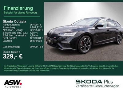 Usata Skoda Octavia RS 200 CV (147 kW) 2021 Nero Station wagon