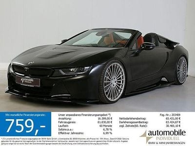 Schwarz Gebraucht 2018 BMW i8 Cabrio | 77.450 €
