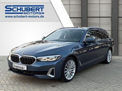 Arctic race blue metallic Gebraucht 2022 BMW 520 Luxury Line Kombi | 39.400 € (Teuer)