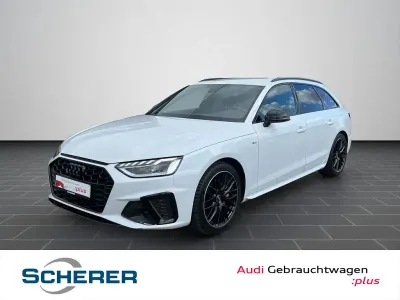 Gebraucht Audi A4 S-Line 204 PS (150 kW) 2023 Gletscherweiß metallic Kombi