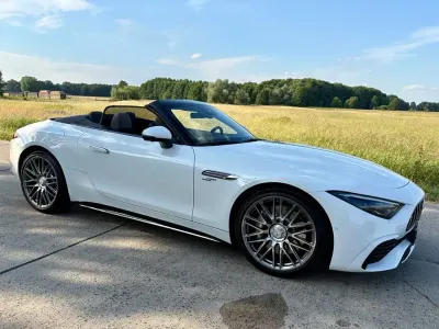 Gebraucht Mercedes SL43 AMG AMG 381 PS (280 kW) 2023 Weiß Cabrio