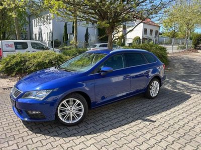 Usado Seat Leon ST XCELLENCE 150 HP (110 kW) 2020 Azul Carrinha