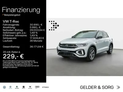 Gebraucht VW T-Roc Cabriolet R-line 150 PS (110 kW) 2025 Weiß SUV