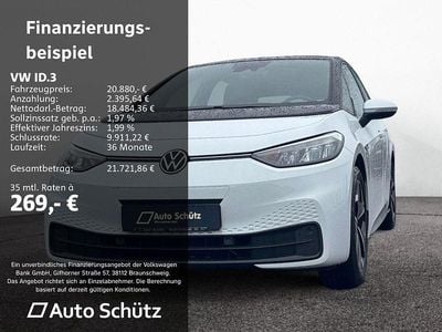Gebraucht VW ID.3 Pro 150 kW (204 PS) 2021 Weiß Kleinwagen