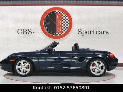 Usata Porsche Boxster 204 CV (150 kW) 1997 Blu Cabrio