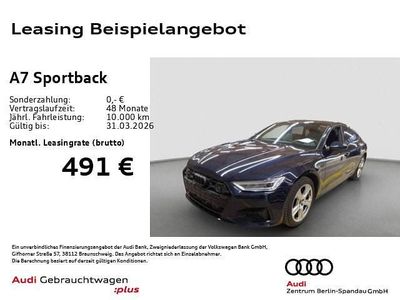 Firmamentblau metallic Gebraucht 2025 Audi A7 Sportback Ambiente Kleinwagen | 54.379 €