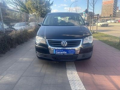 Gebraucht VW Touran Conceptline 105 PS (77 kW) 2007 Schwarz Van / Kleinbus
