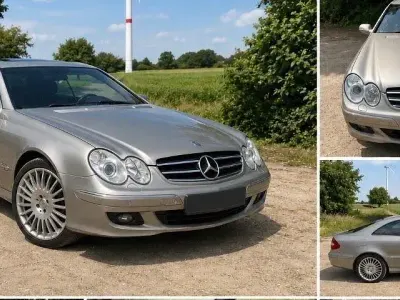 Gebraucht Mercedes CLK200 Avantgarde 163 PS (119 kW) 2006 Silber Coupé
