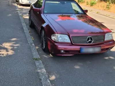 Gebraucht Mercedes SL320 231 PS (169 kW) 1996 Rot Cabrio