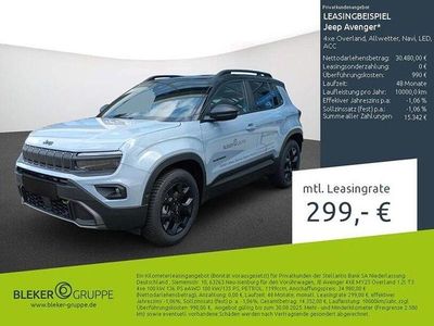 Gebraucht Jeep Avenger Overland 136 PS (100 kW) 2025 Storm grey mit dach SUV