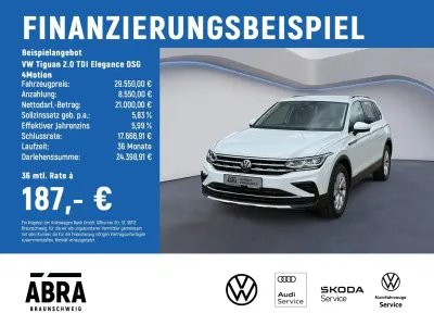 Gebraucht VW Tiguan Elegance 150 PS (110 kW) 2023 Weiß SUV