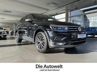 Gebraucht VW Tiguan Allspace Highline 179 PS (131 kW) 2018 Deep black perleffekt SUV