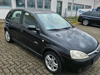 Gebraucht Opel Corsa 75 PS (55 kW) 2003 Schwarz Kleinwagen