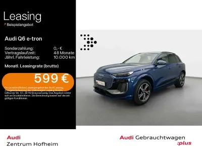 Gebraucht Audi Q6 e-tron S-Line 225 kW (306 PS) 2025 Ascariblau metallic SUV