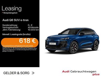 Gebraucht Audi Q6 e-tron S-Line 225 kW (306 PS) 2025 Ascariblau metallic SUV
