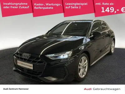 Gebraucht Audi A3 S-Line 150 PS (110 kW) 2024 0e mythosschwarz metallic Limousine
