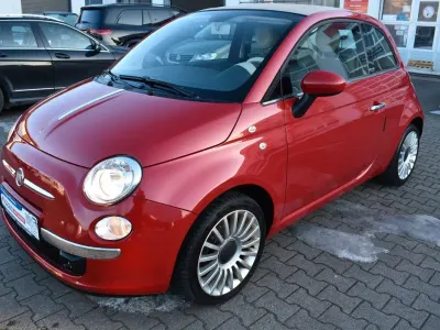 Gebraucht Fiat 500 Lounge 69 PS (50 kW) 2009 Rot Cabrio