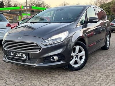 Grau Gebraucht 2016 Ford S-MAX Titanium Van / Kleinbus | 16.290 € (Fairer Preis)