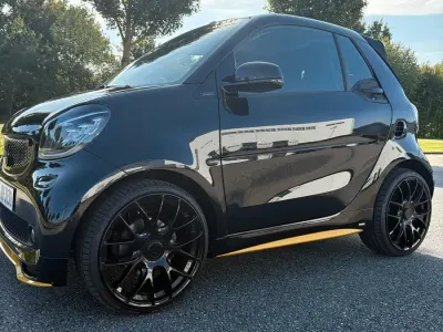Gebraucht Smart ForTwo Cabrio Brabus 109 PS (80 kW) 2018 Schwarz Cabrio