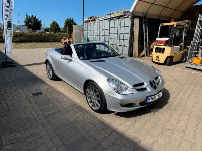 Gebraucht Mercedes SLK200 163 PS (119 kW) 2008 Silber Cabrio