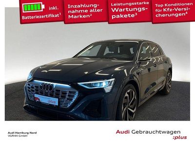 Gebraucht Audi Q8 e-tron S-Line 300 kW (408 PS) 2023 Plasmablau metallic SUV