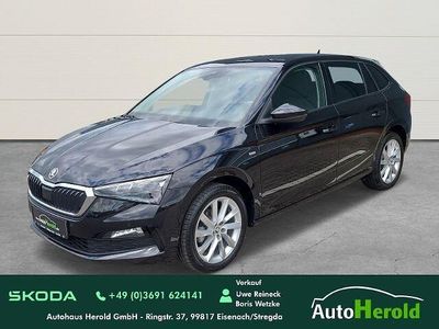 Gebraucht Skoda Scala Tour 110 PS (80 kW) 2023 Schwarz (schwarzmagic perleffekt) met. Kleinwagen