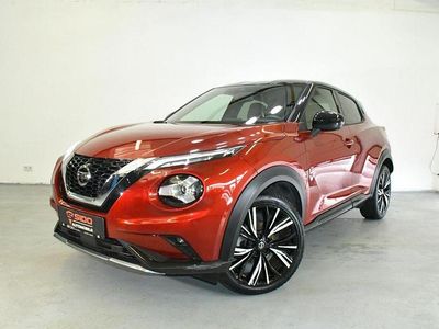Gebraucht Nissan Juke 360º 114 PS (83 kW) 2021 Fuji sunset red / black (rot) SUV