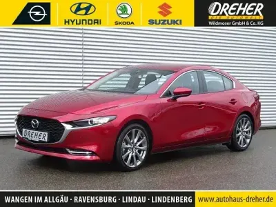 Gebraucht Mazda 3 179 PS (131 kW) 2022 Soul red crystal Limousine