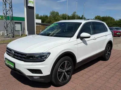 Gebraucht VW Tiguan Highline 190 PS (139 kW) 2018 Pure white SUV