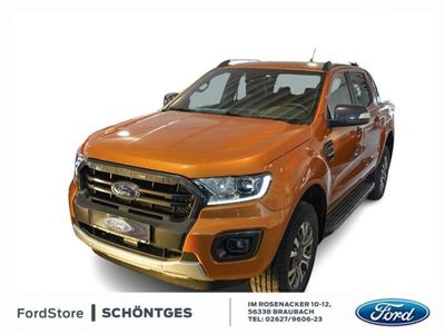 gebraucht Ford Ranger DoKa4x4 Wildtrak 2.0d AHK LED Navi Kamera Rollo ACC Parkassist Offroadpaket