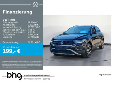 Gebraucht VW T-Roc Goal 116 PS (85 kW) 2025 Grenadillschwarz metallic SUV