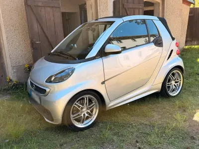 Brugt Smart ForTwo Cabrio Brabus 84 HK (61 kW) 2013 Sølv Cabriolet