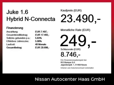 Ny Nissan Juke N-Connecta 143 HK (105 kW) 2025 SUV