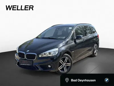 Gebraucht BMW 220 Gran Tourer Sport Line 190 PS (139 kW) 2017 Schwarz Van / Kleinbus