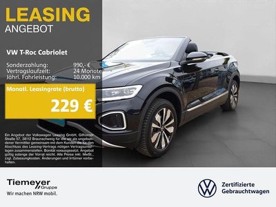 Usata VW T-Roc Cabriolet Goal 116 CV (85 kW) 2025 Nero Cabrio