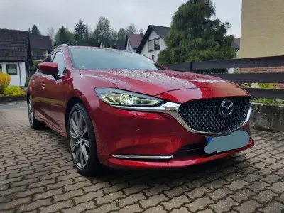 Usata Mazda 6 Exclusive-Line 194 CV (142 kW) 2018 Rosso Station wagon