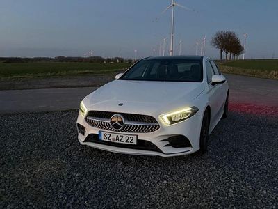 Gebraucht Mercedes A220 AMG line 190 PS (139 kW) 2019 Weiß Kleinwagen