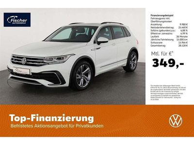 Weiss Gebraucht 2022 VW Tiguan R-line SUV | 35.440 € (Fairer Preis)